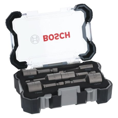 Coffret de 6 douilles magnétiques 1/4" 50 mm - BOSCH