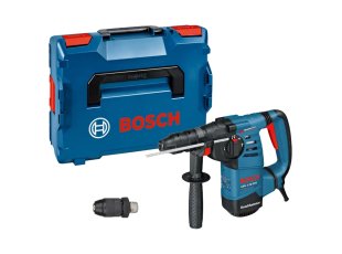 Perforateur 800W Heavy Duty GBH 3-28 DFR avec accessoires + L-Boxx - BOSCH