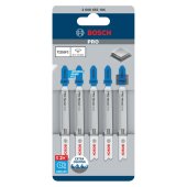 Pack 5 lames de scie sauteuse Pro Metal Thin 92 mm T121GFC - BOSCH