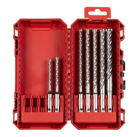 Coffret 7 forets MX4 SDS+ 4 taillants - MILWAUKEE