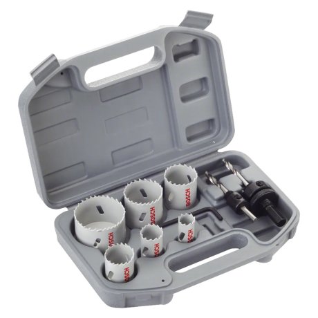 Coffret 6 scies trépan HSS bi-métal Ø20 à Ø68 mm - BOSCH