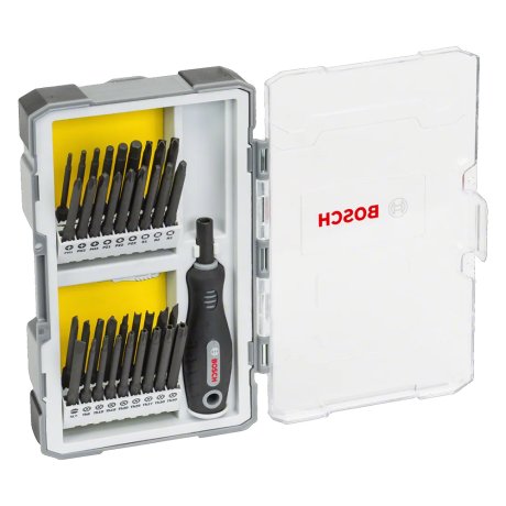 Coffret de vissage 37 pièces Extra Hard avec poignée - BOSCH