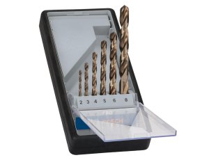 Coffret 6 forets métaux cobalt Ø2 à Ø8 mm - BOSCH
