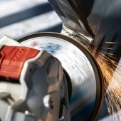 Disque à lamelles Ø125 mm X-Lock bombé fibre X571, grain au choix - BOSCH