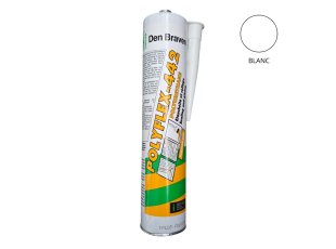 Mastic-colle polyuréthane multi-usage 442, Blanc, cartouche 300 ml - DEN BRAVEN