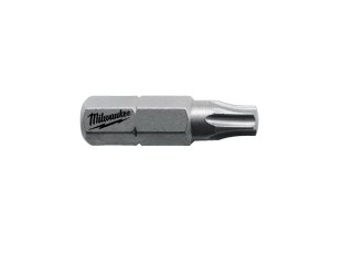 Embout de vissage acier TX25 S2 60 HRC, par 25 - MILWAUKEE
