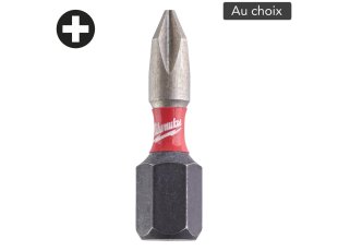 Embout de vissage PH Shockwave Impact Duty, au choix - MILWAUKEE