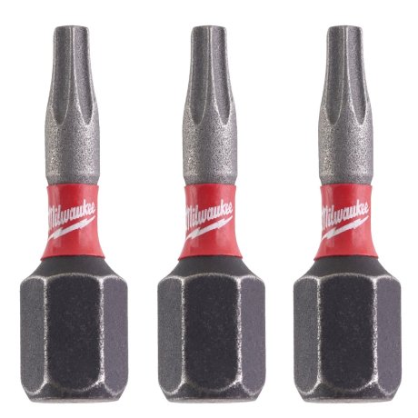 Embout de vissage TX10 x 25 mm Shockwave Impact Duty, par 3 - MILWAUKEE