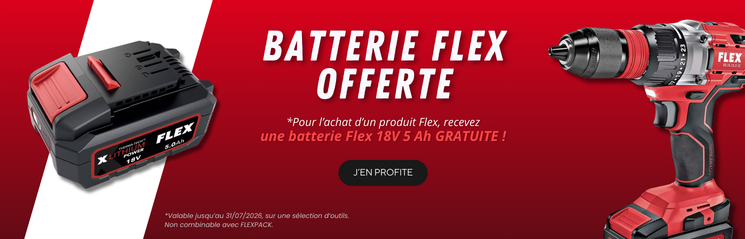 Offre FLEX : Batterie Offerte