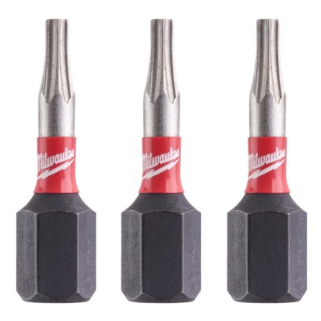 Embout de vissage TX BO8 x 25 mm Shockwave Impact Duty, par 3 - MILWAUKEE