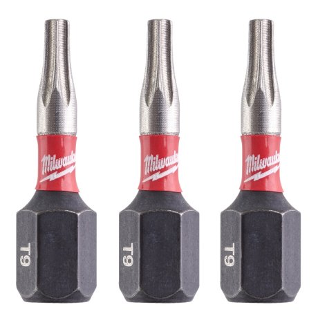 Embout de vissage TX BO9 x 25 mm Shockwave Impact Duty, par 3 - MILWAUKEE