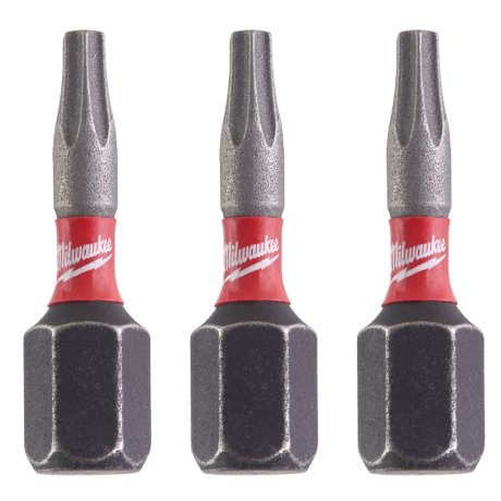 Embout de vissage TX BO10 x 25 mm Shockwave Impact Duty, par 3 - MILWAUKEE