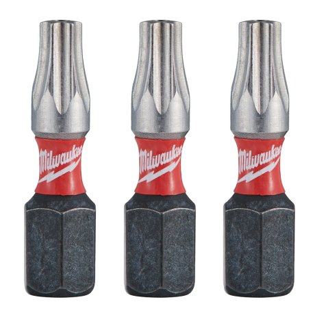 Embout de vissage TX BO20 x 25 mm Shockwave Impact Duty, par 3 - MILWAUKEE