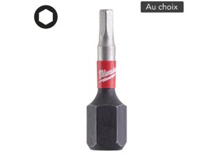 Embout de vissage Hex Shockwave Impact Duty, au choix - MILWAUKEE