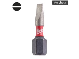 Embout de vissage SL Shockwave Impact Duty, au choix - MILWAUKEE
