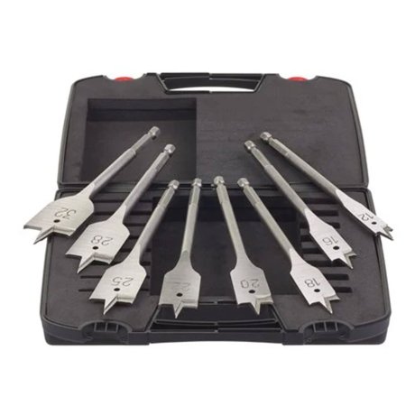 Coffret 8 mèches plates pour bois - MILWAUKEE