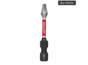 Embout de vissage SQ Shockwave™ Impact Duty 50 mm, au choix - MILWAUKEE