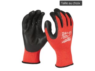 Gants anti-coupure 3/C, taille au choix - MILWAUKEE