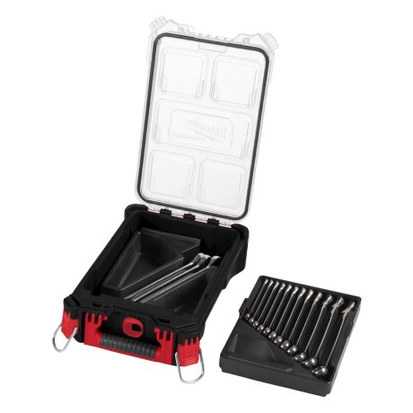 Set 15 clés mixtes Max Bite™ 8 à 22 mm avec organiseur Packout™ - MILWAUKEE