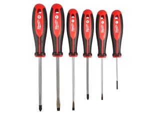Coffret 6 tournevis Tri-Lobe PZ/SL pointe magnétique - MILWAUKEE