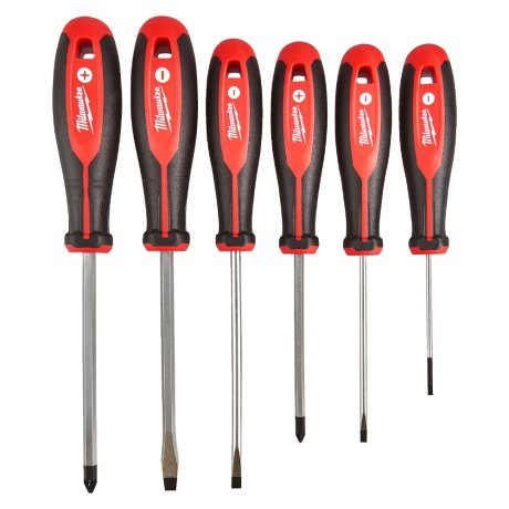 Coffret 6 tournevis Tri-Lobe PZ/SL pointe magnétique - MILWAUKEE