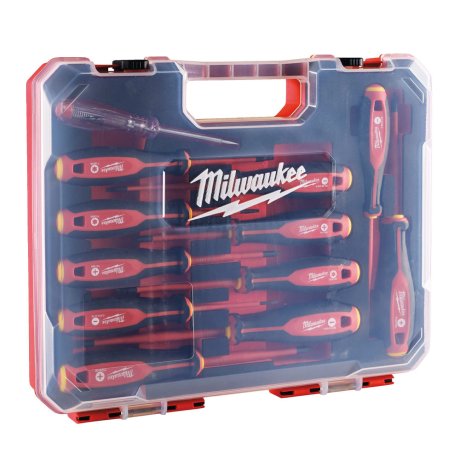 Coffret tournevis Tri-Lobe VDE isolés 12 pièces - MILWAUKEE