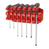 Jeu de 7 clés Torx avec poignée ergonomique T-Strike™ T9-T40 - MILWAUKEE