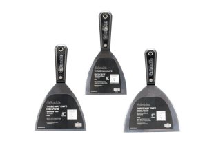 Pack de 3 couteaux à enduire Putty inox manche nylon 10,2/12,7/15,2 cm - COLUMBIA