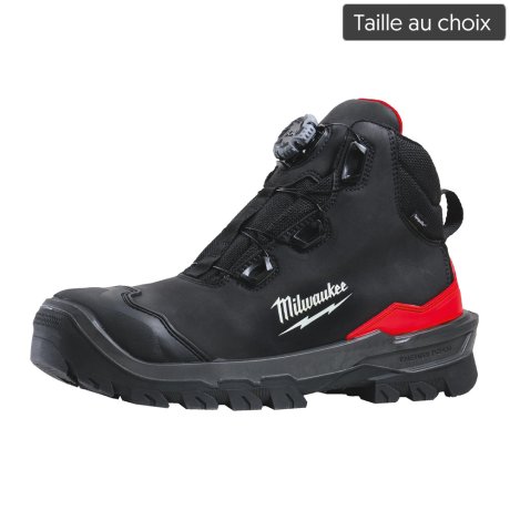 Chaussures de sécurité hautes ArmourTred™ Boa® AMT S7S B1M110111W, taille au choix - MILWAUKEE