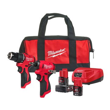 Pack d'outils électroportatifs et accessoires Milwaukee