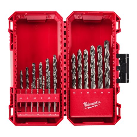 Set 19 forets HSS-G Thunderweb™ DIN 338 Ø1 à 10 mm - MILWAUKEE
