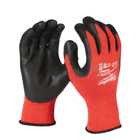 Gants anti-coupure 3/C, taille 7 : S, à l'unité - MILWAUKEE