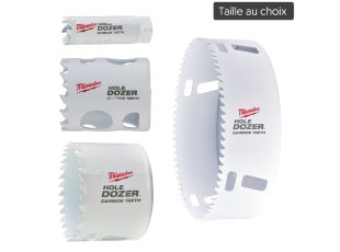 Scie cloche Hole Dozer™ carbure, taille au choix - MILWAUKEE