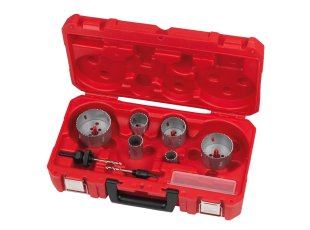 Coffret scies cloches bi-métal Contractor™ 10 pièces 25 à 76 mm - MILWAUKEE