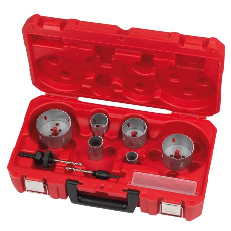Coffret scies cloches bi-métal Contractor™ 10 pièces 25 à 76 mm - MILWAUKEE