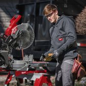 Sweat à capuche Gridiron™ gris, taille au choix - MILWAUKEE