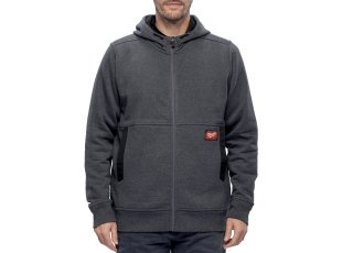 Sweat à capuche Gridiron™ gris, taille L - MILWAUKEE