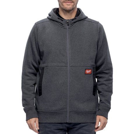 Sweat à capuche Gridiron™ gris, taille XL - MILWAUKEE