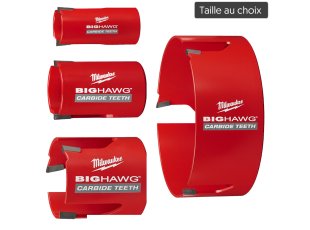Scie cloche multi-matériaux Big Hawg™, taille au choix - MILWAUKEE