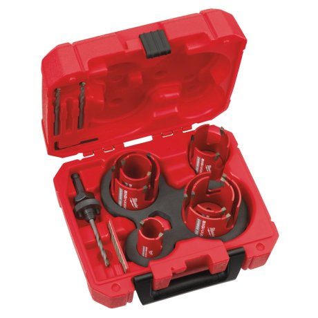 Coffret de scies cloches multi-matériaux Big Hawg™ TCT 10 pièces - MILWAUKEE