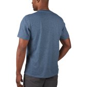 T-shirt bleu à manche courtes, taille au choix - MILWAUKEE