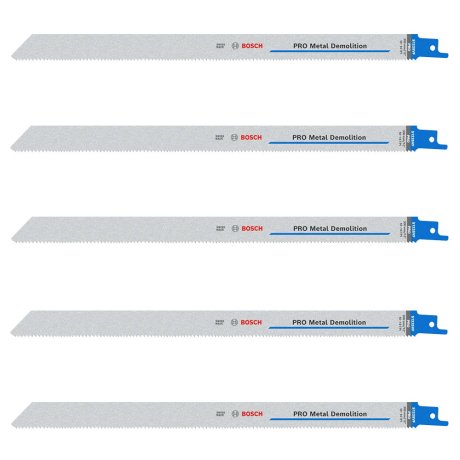 Pack 5 lames de scie sabre PRO Metal Demolition 300 x 19 x 1,25 mm S 1225 VF - BOSCH