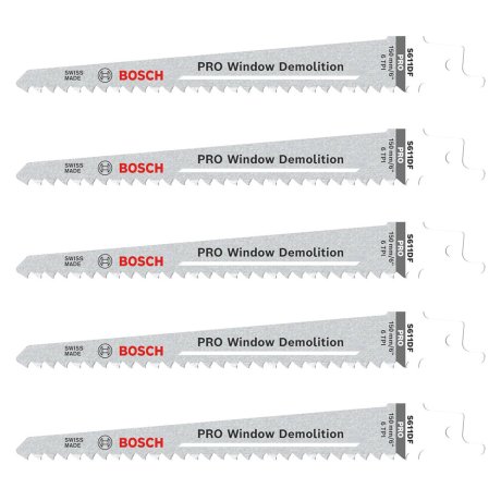 Pack 5 lames de scie sabre S 611 DF 150 x 19 x 1,25 mm - BOSCH