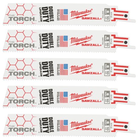 5-lames-scie-sabre-de-demolition-The-Torch-Heavy-Duty-pour-metal-150-mm-x-10-TPI-MILWAUKEE