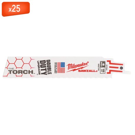 25-lames-scie-sabre-de-demolition-The-Torch-Heavy-Duty-pour-metal-150-mm-x-18-TPI-MILWAUKEE