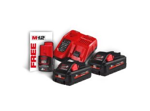Pack M18™ High Output™ 3 Ah + chargeur M12-M18 - MILWAUKEE