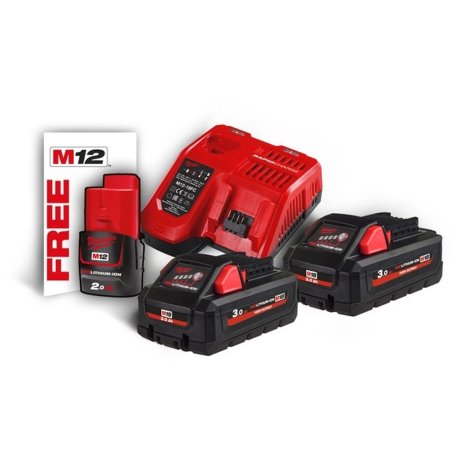 Pack M18™ High Output™ 3 Ah + chargeur M12-M18 - MILWAUKEE