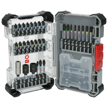Coffret d’embouts de vissage Pro Impact 50 pièces Pick and Click - BOSCH