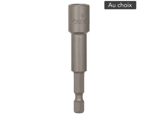 Douille de serrage magnétique 1/4'' longueur 50 mm, au choix - BOSCH