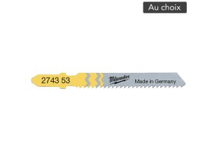 Lames scie sauteuse bois, coupe universelle, au choix - MILWAUKEE